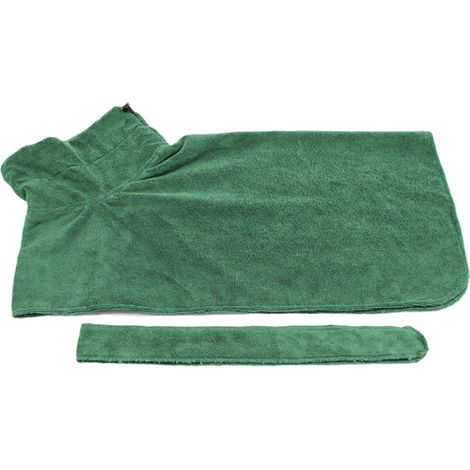 Peignoir Chien - Serviette Microfibre Séchage Rapide - Pour Bain Et Extérieur - Taille Unique (1/5)