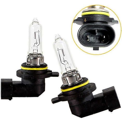 Lot de 2 ampoules halogènes haute performance HIR2 9012 12V 55W (3500K) pour phares de voiture (édition Royaume-Uni) - Référence 0619
