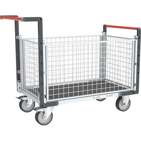 Carrello modulare a griglia 4 lati - Piano antiscivolo 965x555mm - Carico max 500kg - 806724565