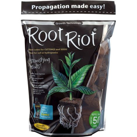 ROOT RIOT sac de 50 bouchons de bouturage - Growth Technology