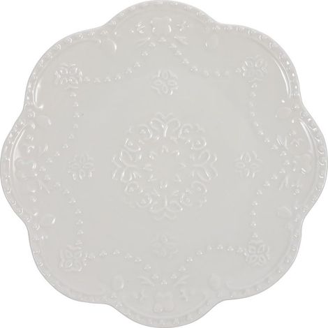 Irovami Assiettes dessert céramique – Bord texturé, lot 6 – Idéal pour maison, restaurant, fête (1/5)