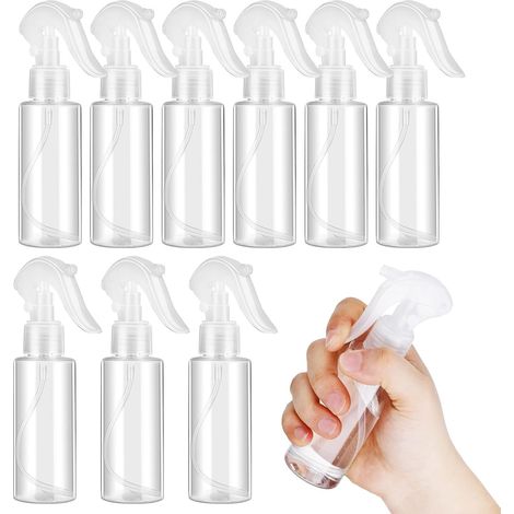 Lot de 10 flacons pulvérisateurs réutilisables en PET et PP, faciles à nettoyer, parfaits pour le (1/5)