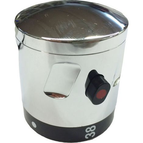 Ricambio maniglia termostatica cromo per miscelatore Nobili RMA184/7CR (1/2)