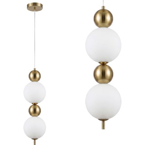 Lámpara Toolight Lhj116-2Cp Brush Gold Led (1/5)