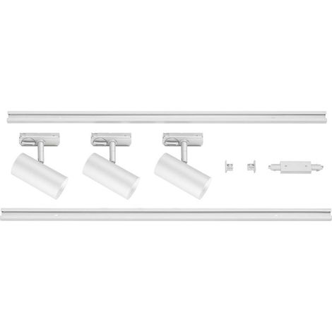 Kit d'éclairage sur rail Noblo Monophasé - blanc - 2700K - 1007674 (1/3)