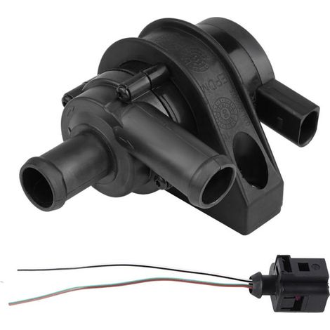 Jeffergarden pompe à Eau de Refroidissement Auxiliaire de Voiture, Voiture Pompe à Eau Refroidissement, Pompe à Eau de Refroidissement Auxiliaire Kit de Pompe à Eau Professionnel pour 1k0965561J pour (1/4)