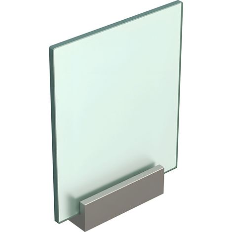 Fixation murale percée pour panneau signalétique max 8mm - Longueur 80mm (1/5)