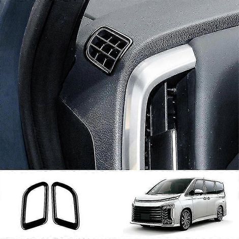 1 paire de grilles d'aération de tableau de bord pour Toyota, noir brillant (1/4)