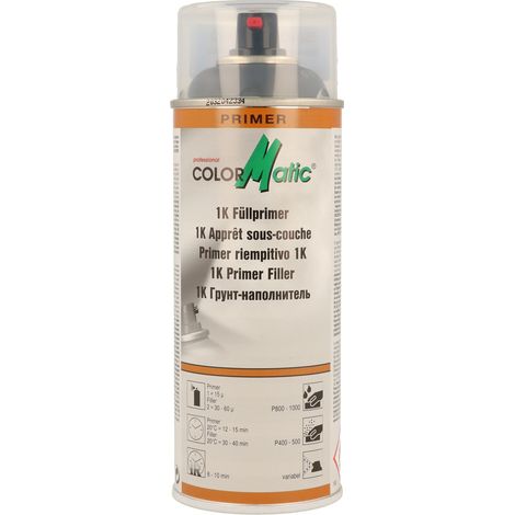 COLORMATIC - Apprêt sous-couche de remplissage gris basalte - aérosol de 400ml - 882449