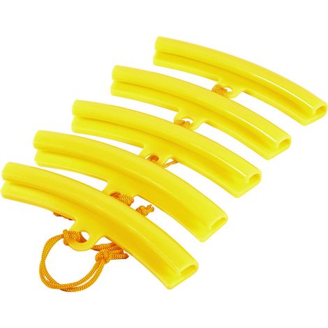 5 Protège-jantes démonte-pneu jaunes, protecteurs de bord de jante pour changement de pneu, outil de montage de pneu voiture, lot de 5 (1/5)