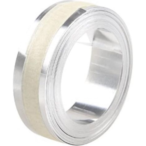 12mm x 3.65m Aluminum Embossing Tape, Label Refill (1/2)