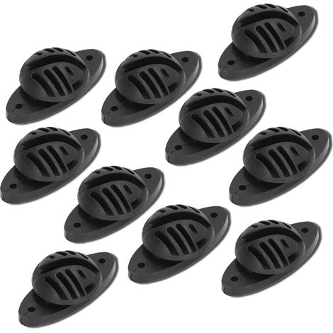 100 PCS Isolateurs Hémisphériques Pour Clôtures électriquesraccordement D'isolateurs En Polyester Pour Fils De Clôtures électriquespoteaux Clouésraccordement D'isolateurs En Polyestersupport 15kv (1/5)