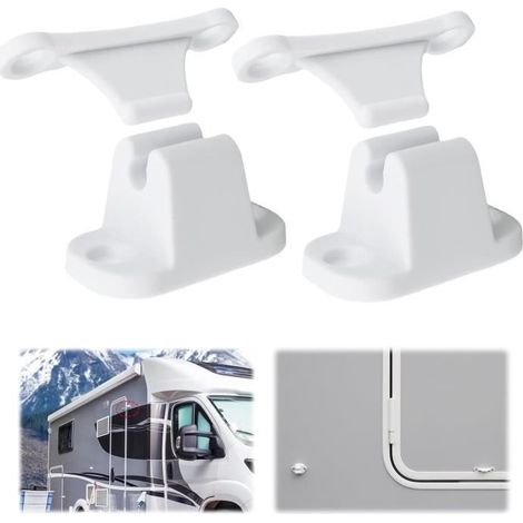 Bloc Porte Caravane,Serrure Porte pour Camping-Car et Caravane,Compatible Trous de Montage de 35 mm et 48 mm,Accessoires Camping Car (1/4)