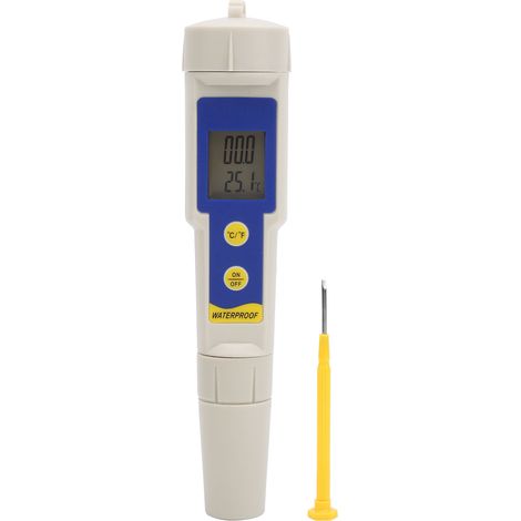 Thermomètre de salinité et température 2-en-1 portable avec électrode amovible SA-1397, testeur électronique de sel pour aquarium, piscine et laboratoire (1/5)