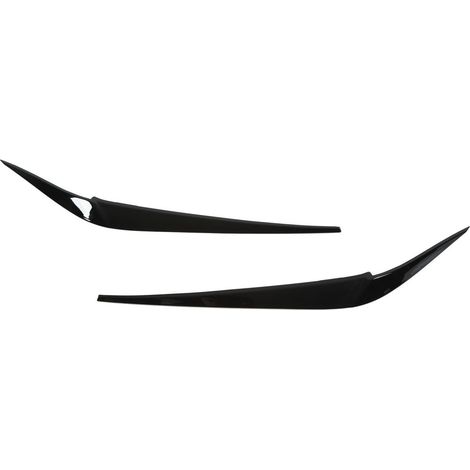 1 paire d'autocollants pour paupières de phares de voiture, remplacement pour X3 X4 G01G02 2018+ (style fibre de carbone) (1/5)