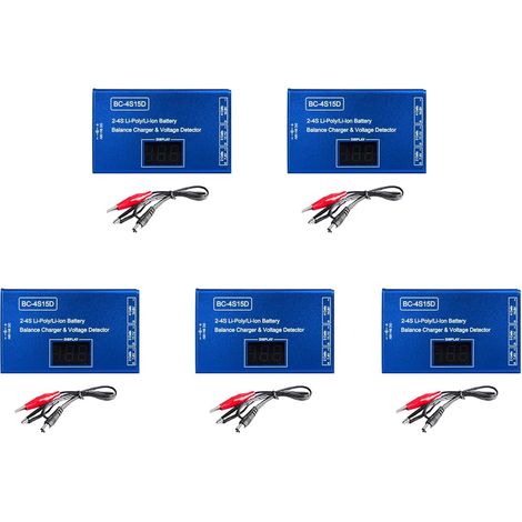 5X BC-4S15D Batterie Lipo Li-ION Balance Chargeur DéTecteur de Tension LCD Affichage NuméRique Balance Chargeur pour Batterie RC (1/5)