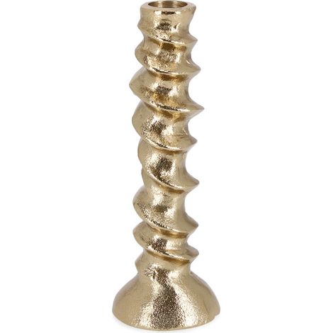 Bizzotto Portacandela di Natale Sheeny to H 18 Cm D 6,5 Cm Gold