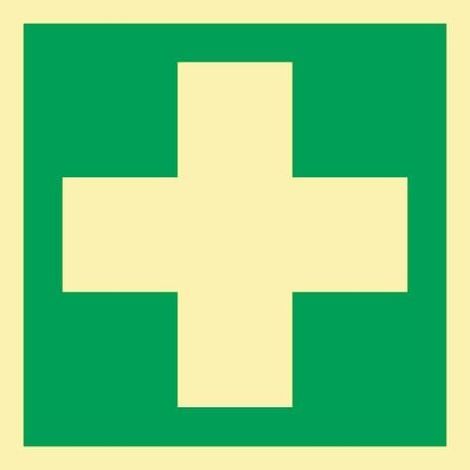 Señal de rescate ASR A1.3/DIN EN ISO 7010/DIN 67510 L148xB148 mm - 9106FHL148
