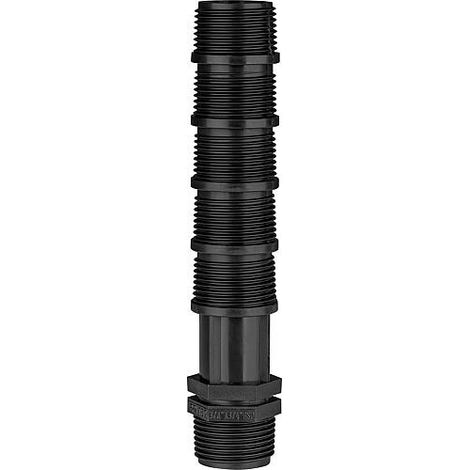Rallonge de filetage pour arroseur escamotable, UE 5 pcs DN20(3/4"), longueur reglable