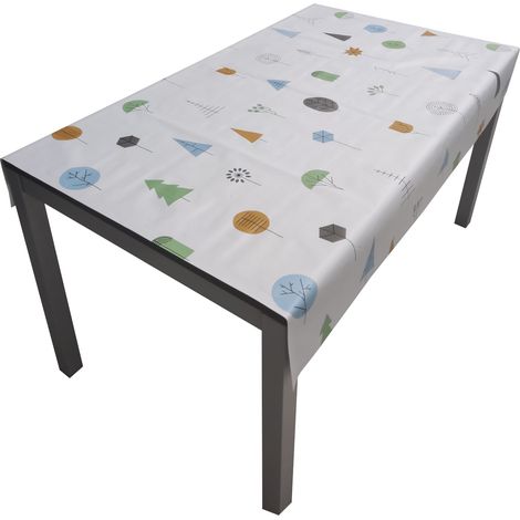 Nappe PVC Base Polyester Anti-taches Arbres  140X220 CM