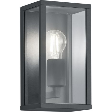 Trio GARONNE Aplique exterior antracita diseño 26 cm