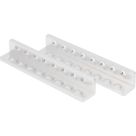 2 Stück L-förmige Aluminiumträger mit 8 Löchern, Roboterzubehör, 12 x 12 x 72 mm, 310300080072 (1/5)