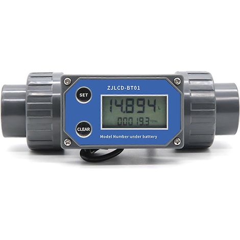 Misuratore di portata elettronico digitale LCD GaukECJY per turbine da 1"/1,2"/1,5"/2"/2,5"/3" (1/5)