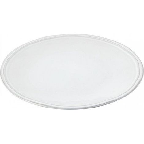 Lot de 6 assiettes rondes plates (Ø)220 mm, en argile