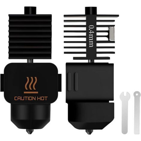 A1/A1 Mini Hotend Kit, A1mini Hotend Nozzle Upgrade Kit with 0.4mm Hardened Steel Nozzle and Silicone Socks, Hotend Upgrade Kit for Bambu Lab A1/A1 Mini (1/5)