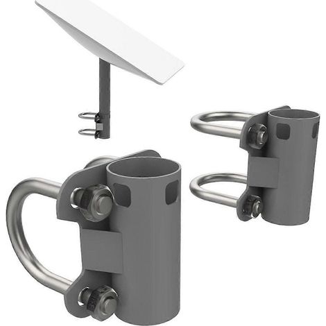 Kit de montage avec adaptateur de conduit adapté aux camping-cars, poteaux, toits, SUV et à une utilisation extérieure (1/5)