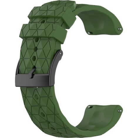 Bracelet en silicone compatible avec la montre connectée GPS Suunto 9 et le bracelet de remplacement pour moniteur de fréquence cardiaque au poignet Suunto 9 Baro Sport