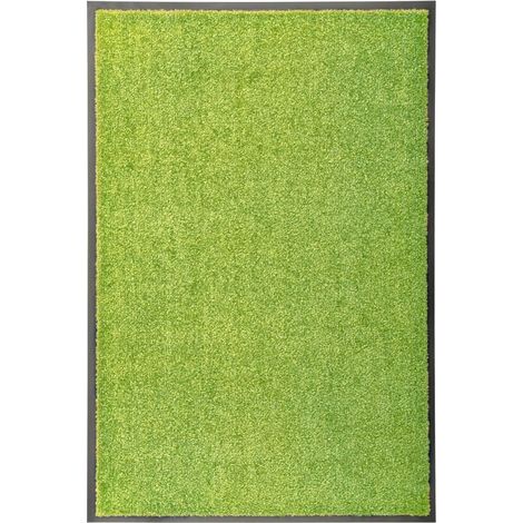 Paillasson lavable, vert, 60 x 90 cm (1/5)