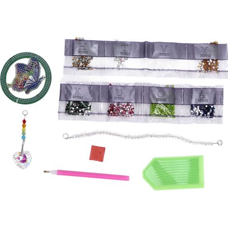 Titre : Décoration murale en strass en forme d’animal – Décoration murale à faire soi-même, scintillante et magnifique