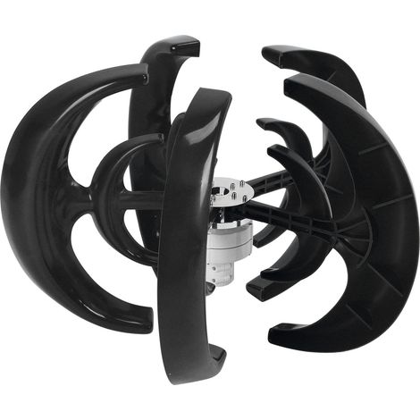 Générateur éolien à double couche, type lanterne, 5 pales, 1200 W (1/5)