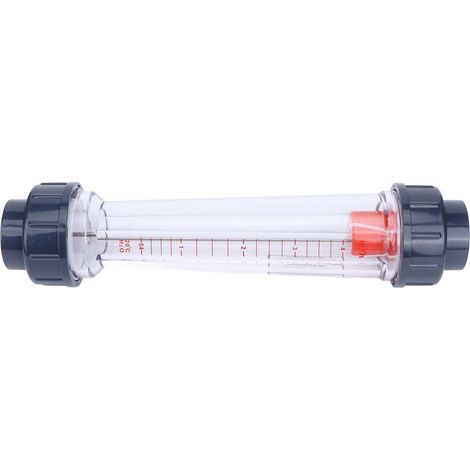 Débitmètre liquide tube plastique ABS précision 4% résistant acide base pour industrie légère (1/5)