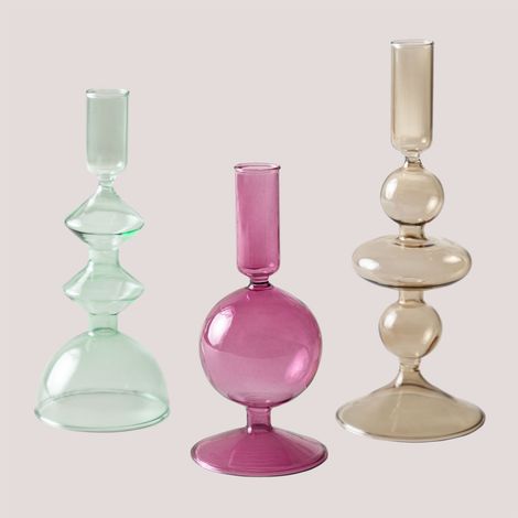 Set de 3 chandeliers en cristal Nalyna SKLUM Multicouleur Classic (1/5)