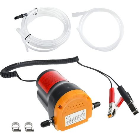 Pompe de vidange d'huile 12 V 60 W Extracteur de liquide diesel Pompe de transfert de carburant avec tubes pour bateau, tubes, camion, camping-car, VTT (1/5)