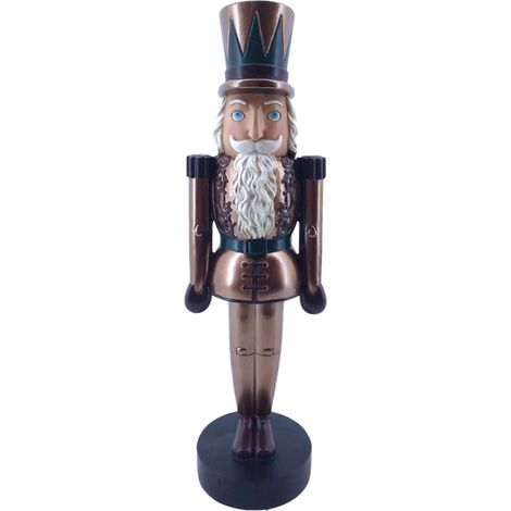Figur Nussknacker XS 14,5 x 4,5 x 4 cm bronze Weihnachtsfigur