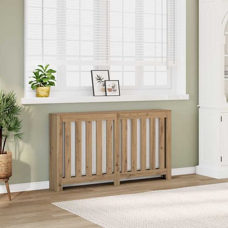 Radiator Cover Artisian Oak 149x20x82 cm Engineered Wood vidaXL