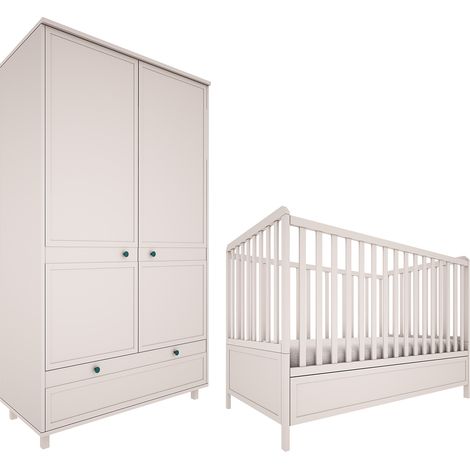 Armadio 2 ante Gabriel beige 103cm