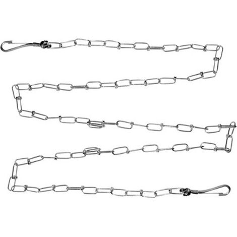 Catena nichelata resistenza massima 22 kg per cani : catena 600 cm