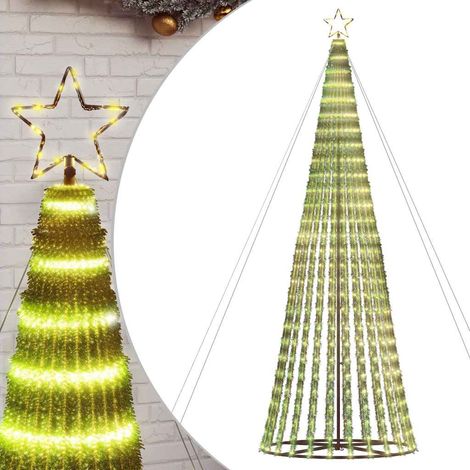 Albero di Natale Albero natalizio Albero festivo a LED 1028 LED Bianco Caldo 403 cm (1/5)