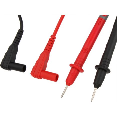 Cordon de test original MASTECH T3033U de haute qualité, 10 A, 65 cm, pour multimètre numérique et pince ampèremétrique.