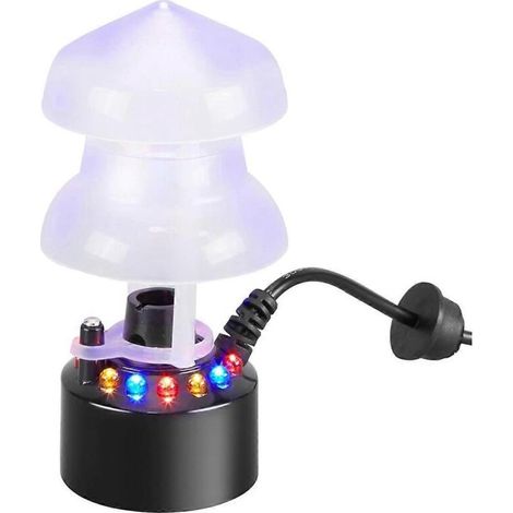 Brumisateur - Ultrasonique - 24 V - 300 ml/h - Pour Bassin Aquarium Rocaille - Prise UE - 12 LED (1/5)
