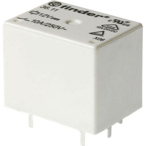 FINDER 36.11.9.012.4011 RELAIS D'IMPRESSION 12 V/DC 10 A 1 INVERSEUR 1 PC (1/5)