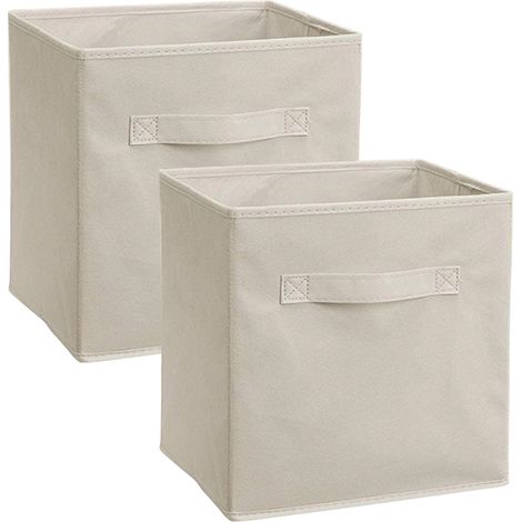 Caja De Almacenamiento Con Tapa Abierta - Tejido Duradero - Para Sala De Estar Y Dormitorio - 1 Unidad (1/5)