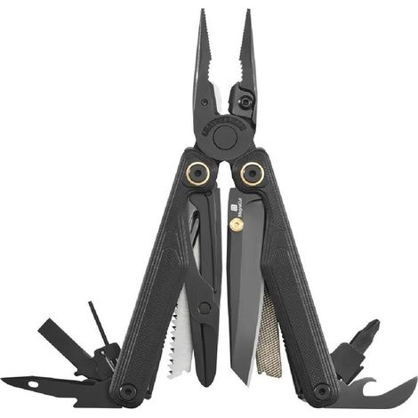 Herramienta multiusos Leatherman Wave Alpha + juego de puntas de regalo - Obsidiana (1/4)