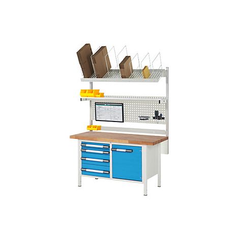 eurokraft pro  Banco da lavoro con sovrastruttura serie 8000  (1/2)