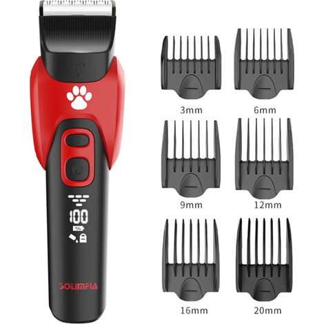 Tondeuse Professionnelle pour Animaux - Silencieuse, Rechargeable, Adaptée à Toutes les Races (1/5)