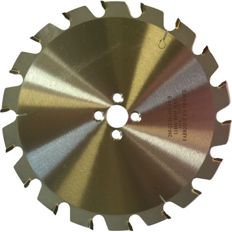 Holzsägeblatt & Nägel ø200x20 18 Zähne Mehrzweck für RV70U & RV70V - VIRUTEX - 7040415 (1/2)